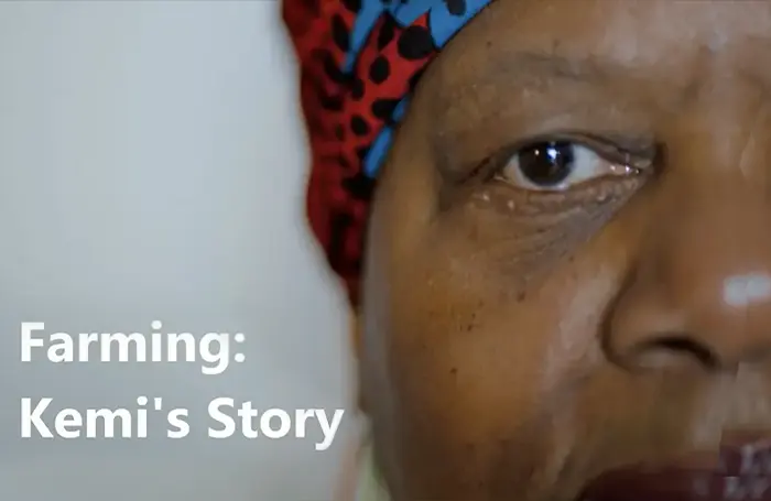 Thumbnail for the documentary Farming: Kemi's Story.
